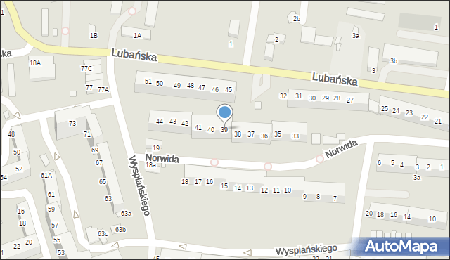 Zgorzelec, Lubańska, 39, mapa Zgorzelec