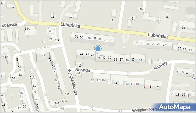 Zgorzelec, Lubańska, 41, mapa Zgorzelec