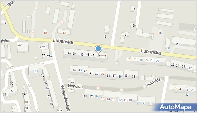 Zgorzelec, Lubańska, 46, mapa Zgorzelec