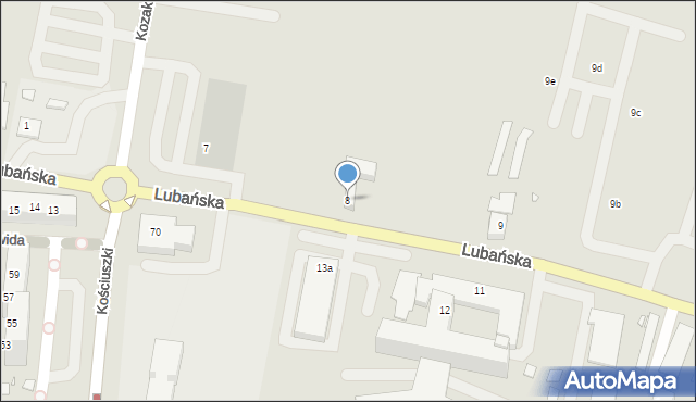 Zgorzelec, Lubańska, 8, mapa Zgorzelec