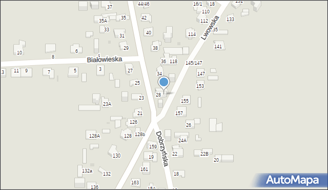 Częstochowa, Lwowska, 124, mapa Częstochowy