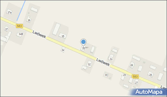 Lwówek, Lwówek, 33, mapa Lwówek