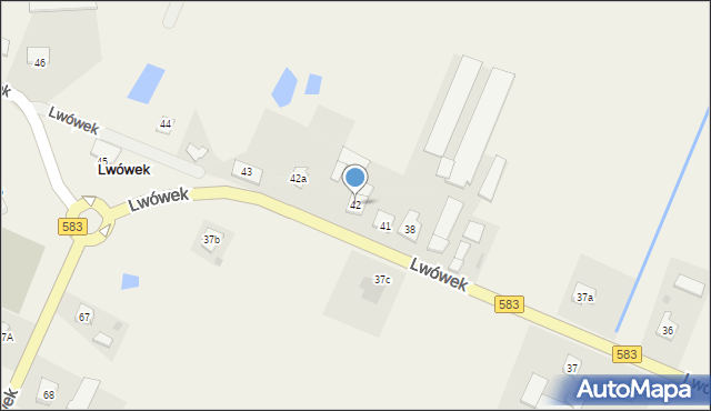 Lwówek, Lwówek, 42, mapa Lwówek