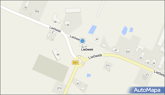 Lwówek, Lwówek, 45, mapa Lwówek