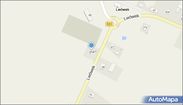 Lwówek, Lwówek, 67A, mapa Lwówek