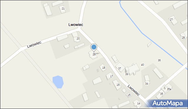 Lwowiec, Lwowiec, 19, mapa Lwowiec