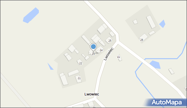 Lwowiec, Lwowiec, 23, mapa Lwowiec