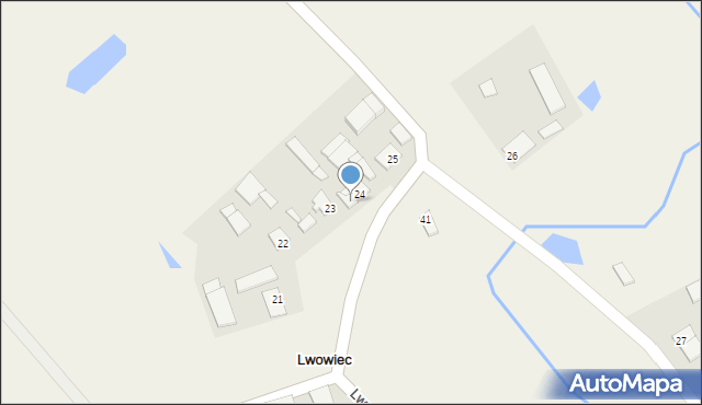 Lwowiec, Lwowiec, 24a, mapa Lwowiec