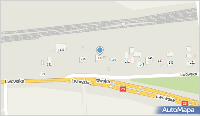 Przemyśl, Lwowska, 137, mapa Przemyśla
