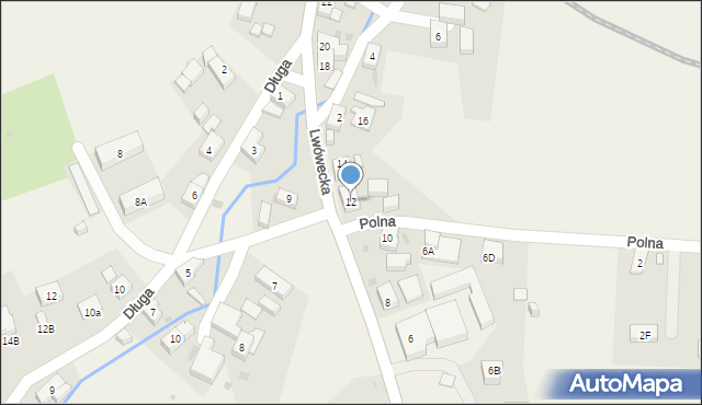 Siedlęcin, Lwówecka, 12, mapa Siedlęcin