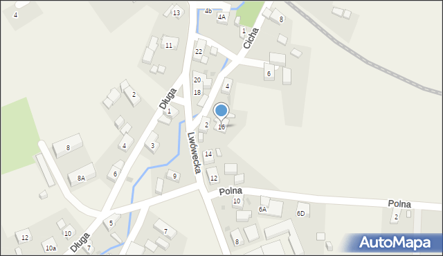 Siedlęcin, Lwówecka, 16, mapa Siedlęcin