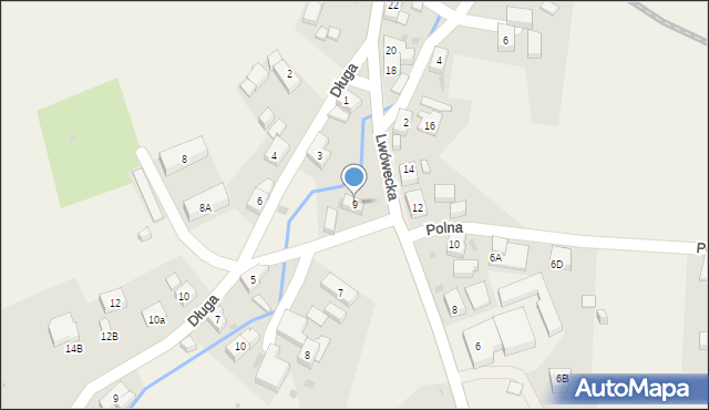 Siedlęcin, Lwówecka, 9, mapa Siedlęcin