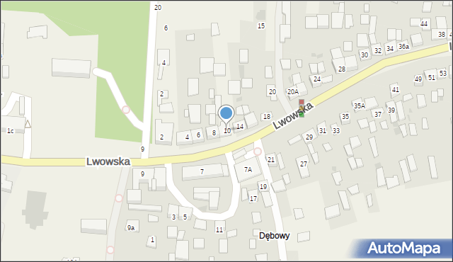 Szczurowa, Lwowska, 10, mapa Szczurowa