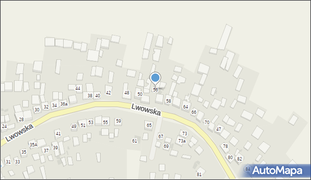 Szczurowa, Lwowska, 56, mapa Szczurowa