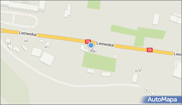 Tarnów, Lwowska, 223, mapa Tarnów