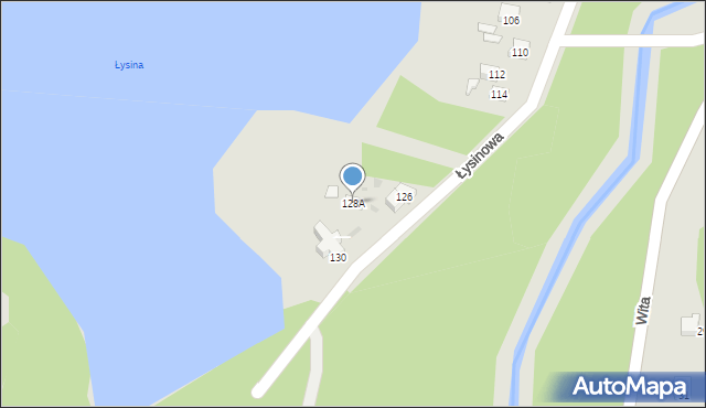 Bieruń, Łysinowa, 128A, mapa Bieruń