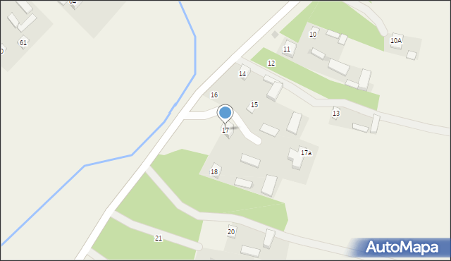Łychów Szlachecki, Łychów Szlachecki, 17, mapa Łychów Szlachecki