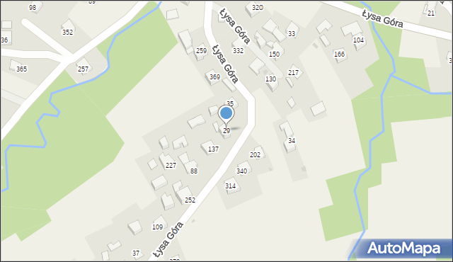 Łysa Góra, Łysa Góra, 29, mapa Łysa Góra