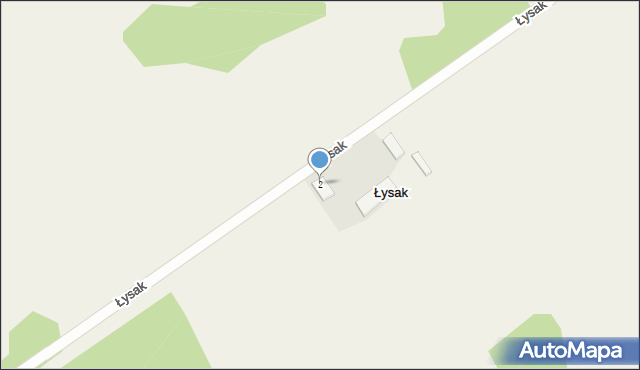 Łysak, Łysak, 2, mapa Łysak