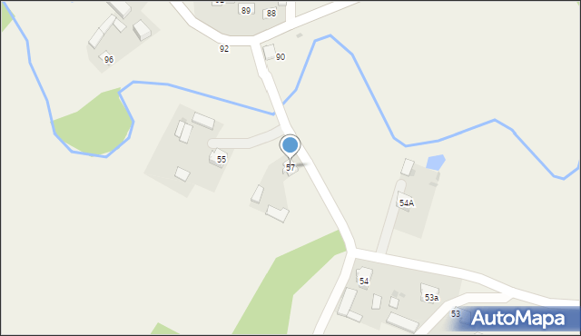 Łysaków, Łysaków, 57, mapa Łysaków