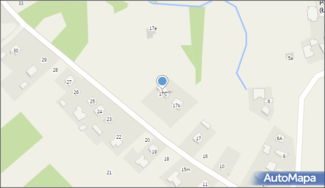 Łysaków, Łysaków, 17C, mapa Łysaków