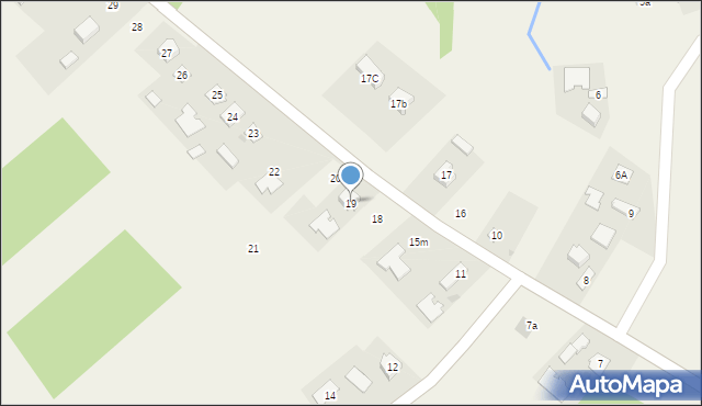 Łysaków, Łysaków, 19, mapa Łysaków