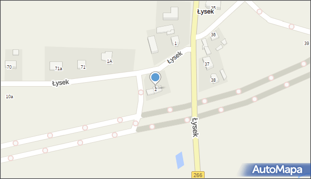 Łysek, Łysek, 2, mapa Łysek