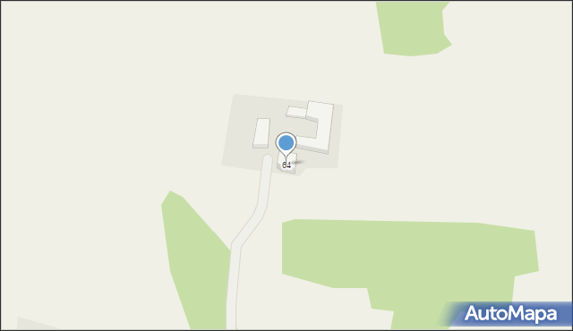 Łyśniewo Sierakowickie, Łyśniewo Sierakowickie, 64, mapa Łyśniewo Sierakowickie