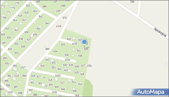 Łysokanie, Łysokanie, 940, mapa Łysokanie