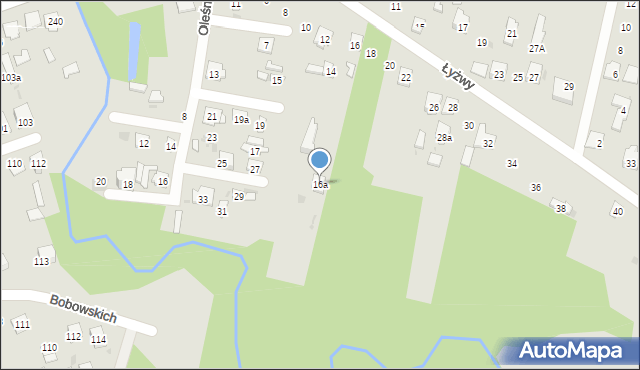 Skarżysko-Kamienna, Łyżwy, 16a, mapa Skarżysko-Kamienna