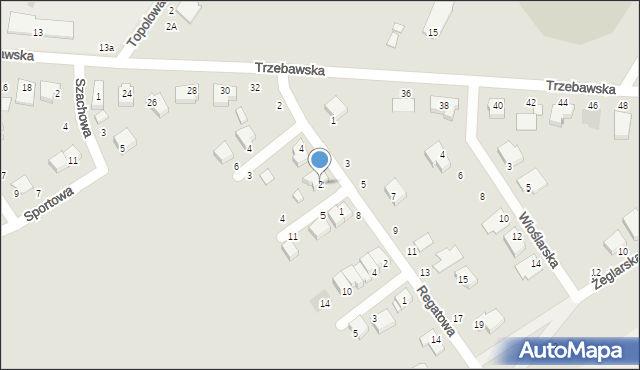 Stęszew, Łyżwiarska, 2, mapa Stęszew