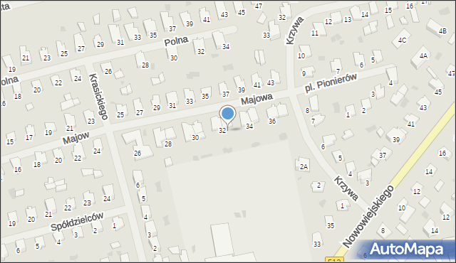 Bartoszyce, Majowa, 32A, mapa Bartoszyce