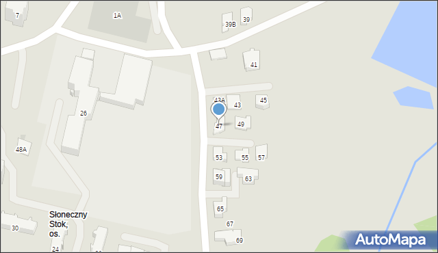 Białystok, Marczukowska, 47, mapa Białegostoku