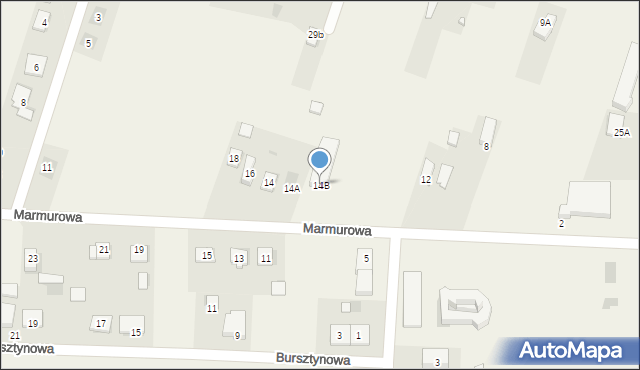 Bilcza, Marmurowa, 14B, mapa Bilcza