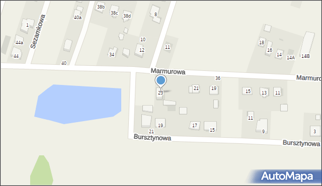 Bilcza, Marmurowa, 23, mapa Bilcza