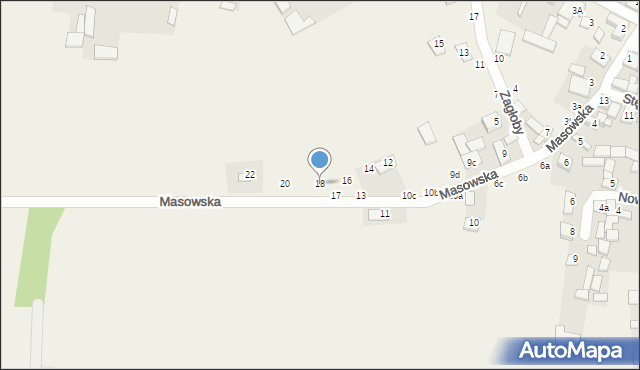 Bobrowniki, Masowska, 18, mapa Bobrowniki