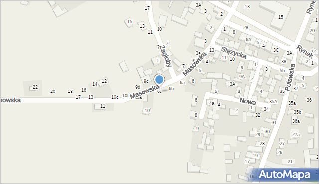 Bobrowniki, Masowska, 6c, mapa Bobrowniki