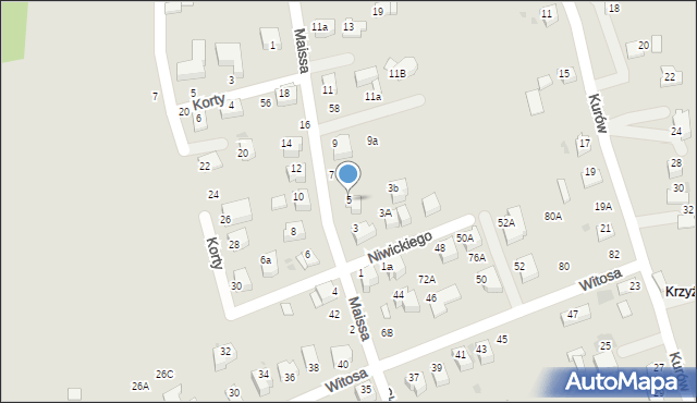 Bochnia, Maissa Ferdynanda, 5, mapa Bochni