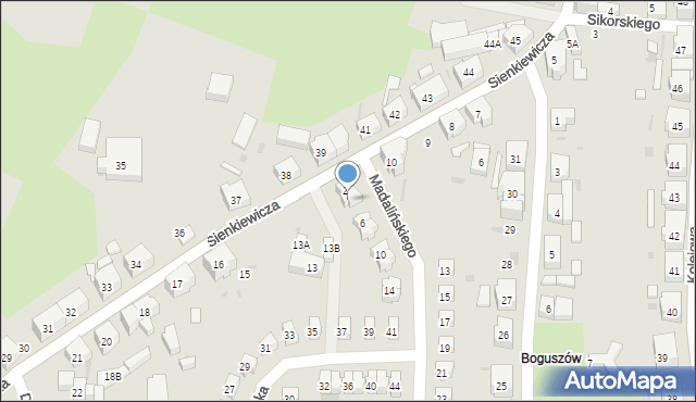 Boguszów-Gorce, Madalińskiego Antoniego Józefa, gen., 4, mapa Boguszów-Gorce
