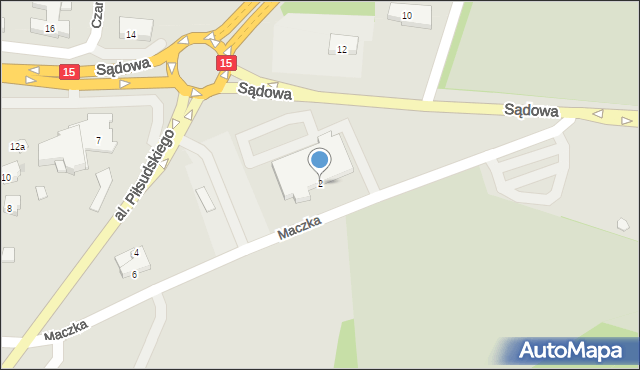 Brodnica, Maczka Stanisława, gen., 2, mapa Brodnica