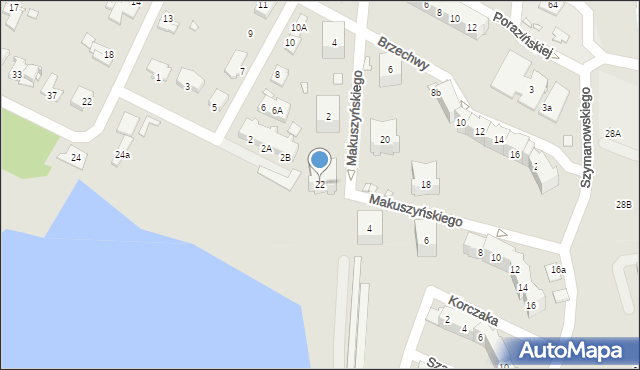 Brzeg, Makuszyńskiego Kornela, 22, mapa Brzeg