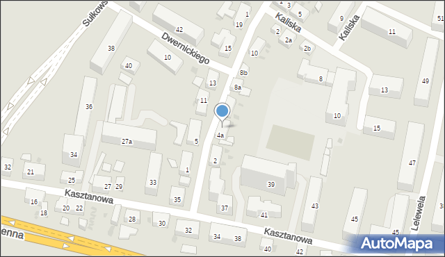 Bydgoszcz, Małachowskiego Stanisława, 6a, mapa Bydgoszczy