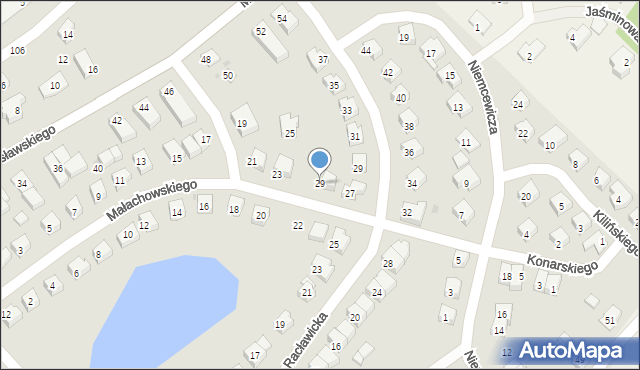 Bytów, Małachowskiego Stanisława, 29, mapa Bytów