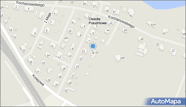 Choszczno, Majowa, 9, mapa Choszczno