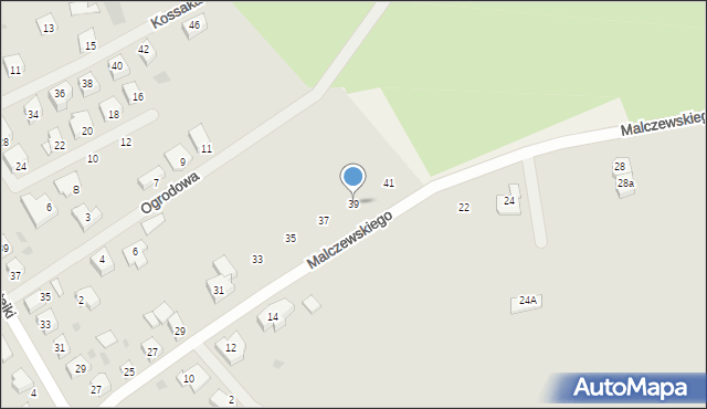 Choszczno, Malczewskiego, 39, mapa Choszczno