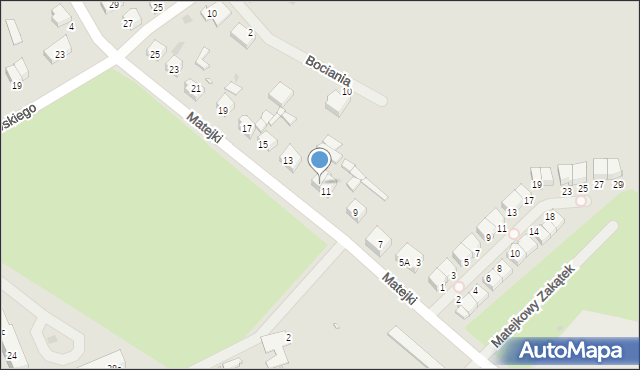 Choszczno, Matejki Jana, 11B, mapa Choszczno