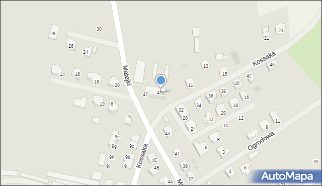 Choszczno, Matejki Jana, 47b, mapa Choszczno