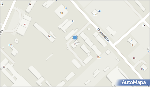 Ciechanów, Mazowiecka, 10, mapa Ciechanów