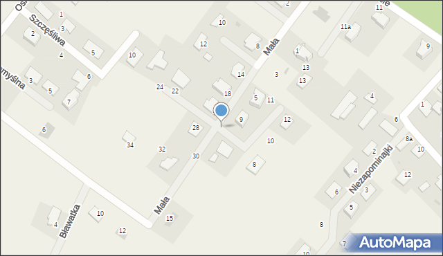 Ciele, Mała, 5, mapa Ciele