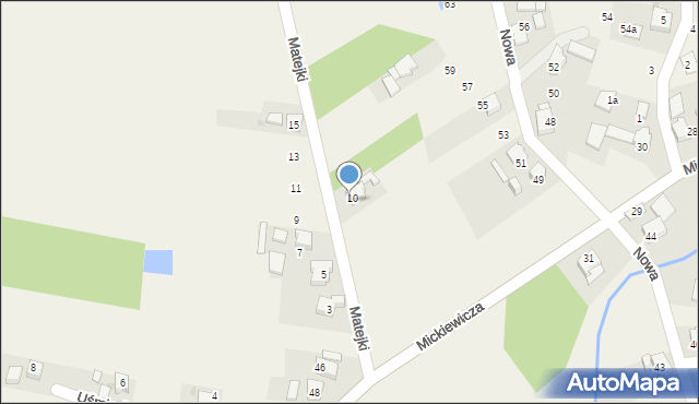 Cisek, Matejki Jana, 8, mapa Cisek